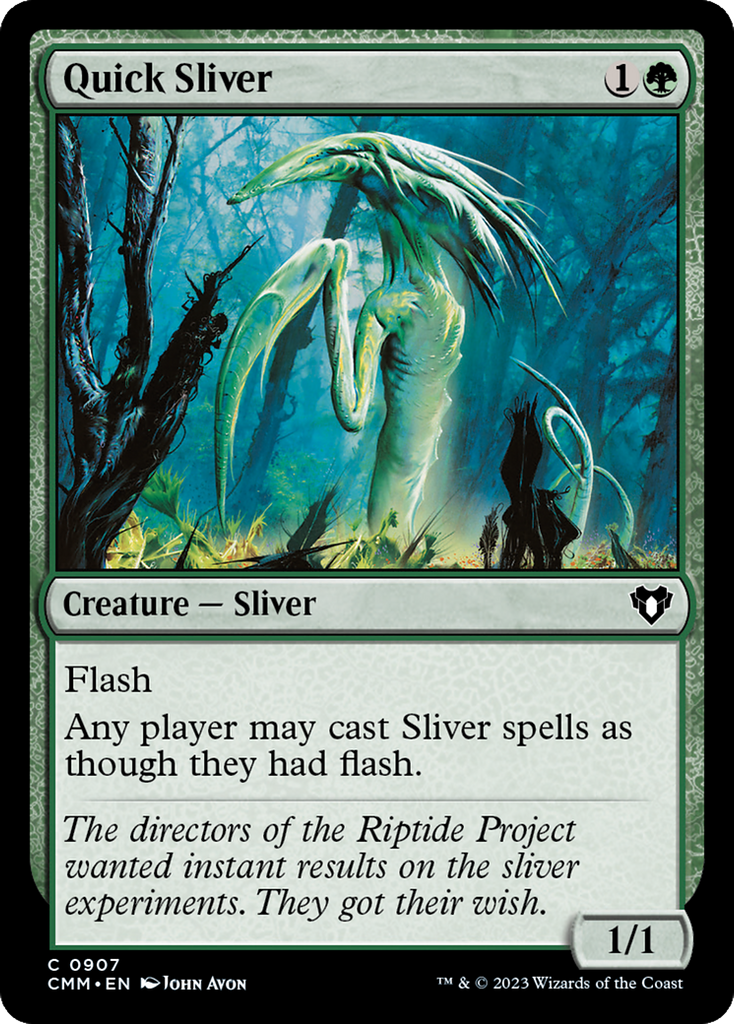 Magic: The Gathering - Quick Sliver - Commander Masters