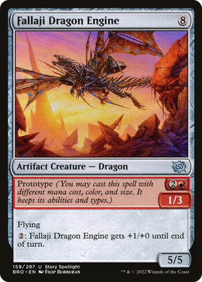 Magic: The Gathering - Fallaji Dragon Engine Foil - The Brothers' War