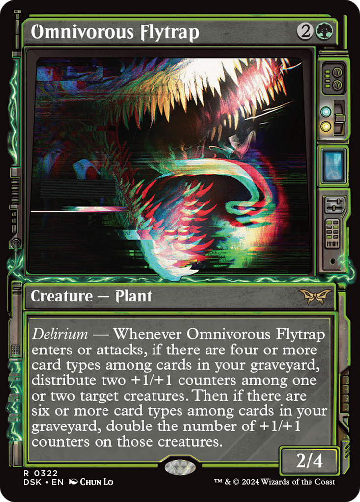 Magic: The Gathering - Omnivorous Flytrap - Duskmourn: House of Horror