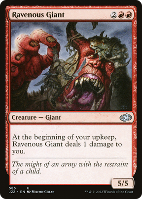 Magic: The Gathering - Ravenous Giant - Jumpstart 2022
