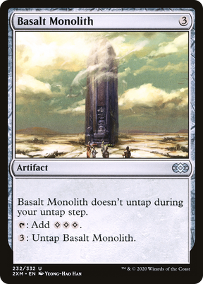 Magic: The Gathering - Basalt Monolith Foil - Double Masters