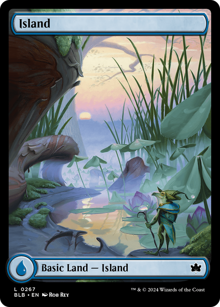 Magic: The Gathering - Island #267 Foil - Bloomburrow