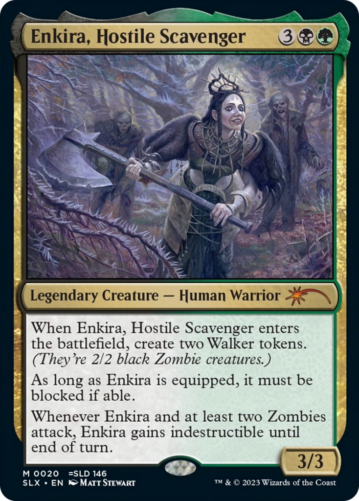 Magic: The Gathering - Enkira, Hostile Scavenger - Universes Within