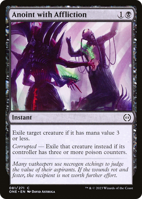 Magic: The Gathering - Anoint with Affliction Foil - Phyrexia: All Will Be One