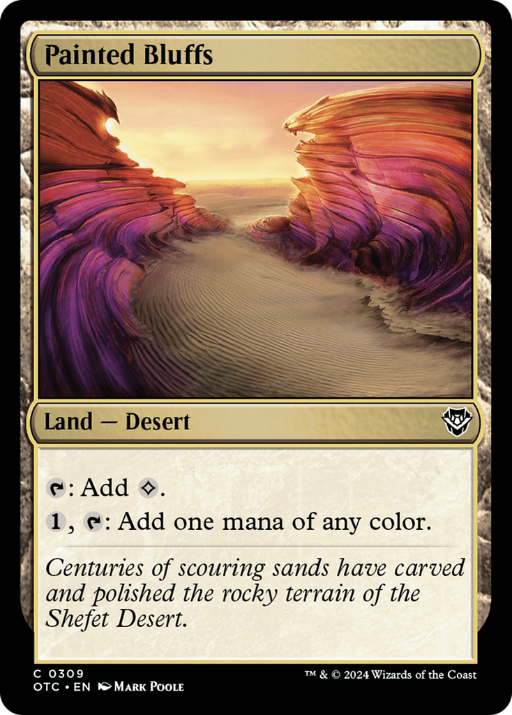 Magic: The Gathering - Painted Bluffs - Outlaws of Thunder Junction Commander