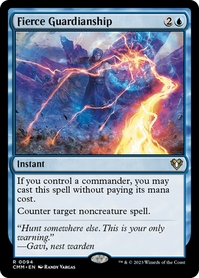 Magic: The Gathering - Fierce Guardianship Foil - Commander Masters