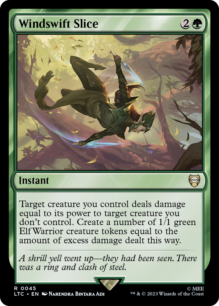 Magic: The Gathering - Windswift Slice - Tales of Middle-earth Commander