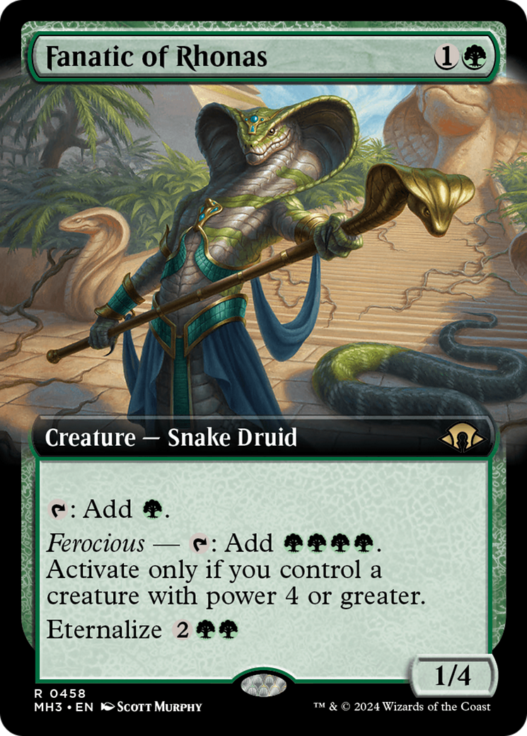 Magic: The Gathering - Fanatic of Rhonas Foil - Modern Horizons 3
