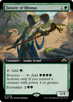Magic: The Gathering - Fanatic of Rhonas Foil - Modern Horizons 3