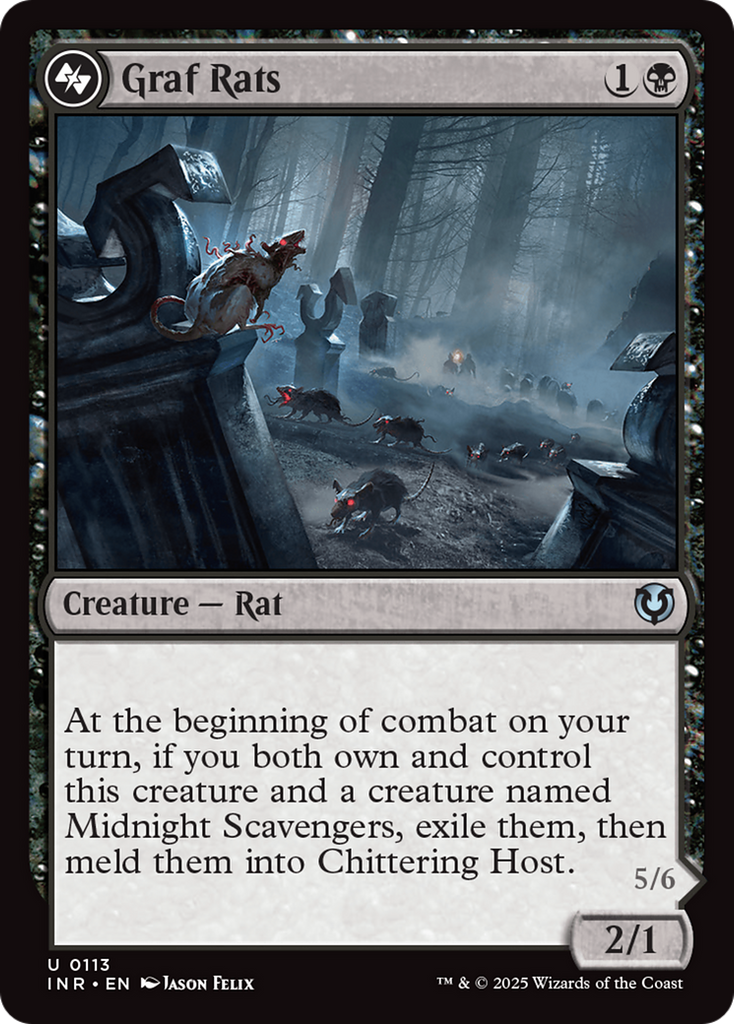 Magic: The Gathering - Graf Rats // Chittering Host - Innistrad Remastered