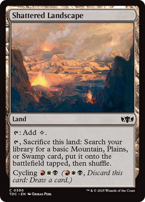 Magic: The Gathering - Shattered Landscape - Tarkir: Dragonstorm Commander