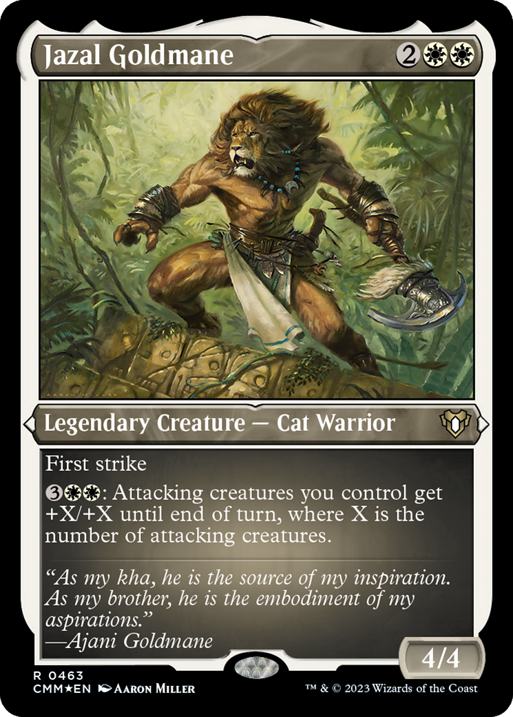 Magic: The Gathering - Jazal Goldmane Foil - Commander Masters
