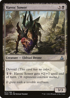 Magic: The Gathering - Havoc Sower Foil - Oath of the Gatewatch