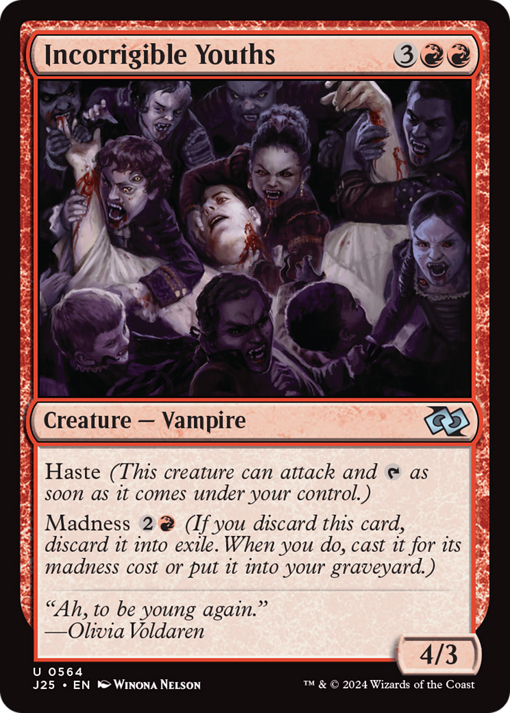 Magic: The Gathering - Incorrigible Youths - Foundations Jumpstart