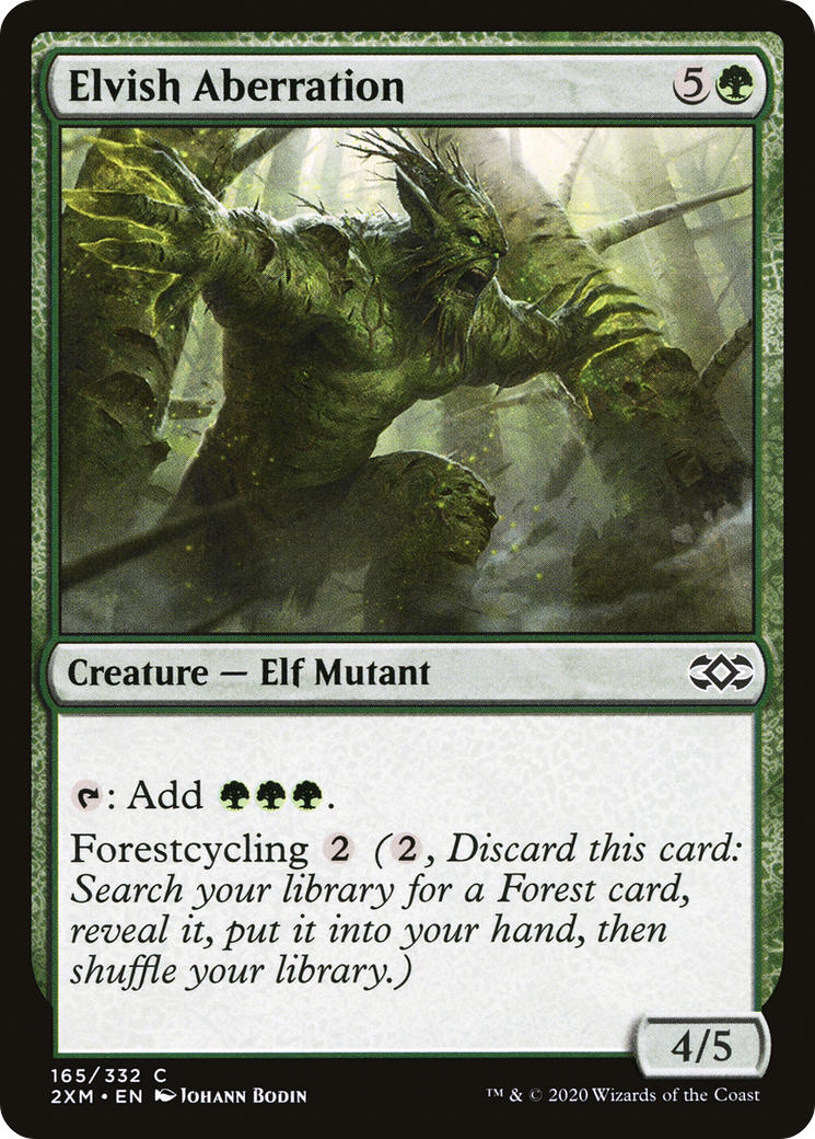 Magic: The Gathering - Elvish Aberration Foil - Double Masters