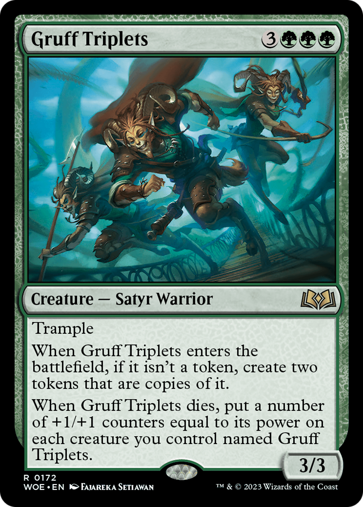 Magic: The Gathering - Gruff Triplets - Wilds of Eldraine