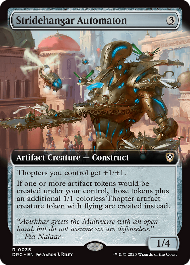 Magic: The Gathering - Stridehangar Automaton - Aetherdrift Commander