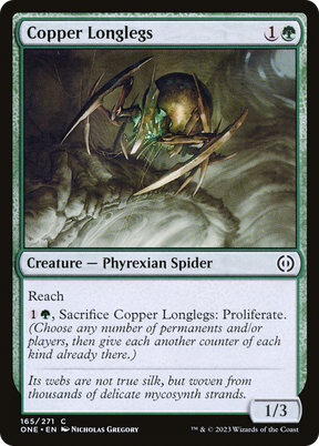 Magic: The Gathering - Copper Longlegs Foil - Phyrexia: All Will Be One