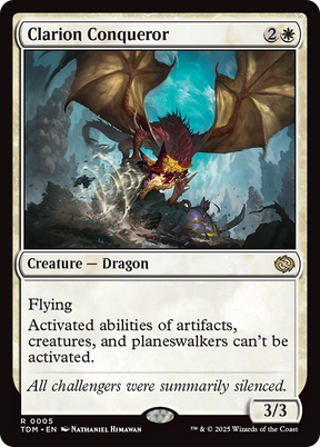Magic: The Gathering - Clarion Conqueror Foil - Tarkir: Dragonstorm