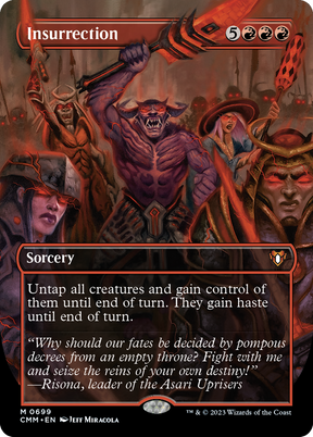 Magic: The Gathering - Insurrection Foil - Commander Masters