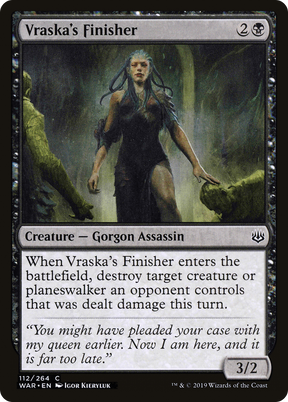 Magic: The Gathering - Vraska's Finisher Foil - War of the Spark