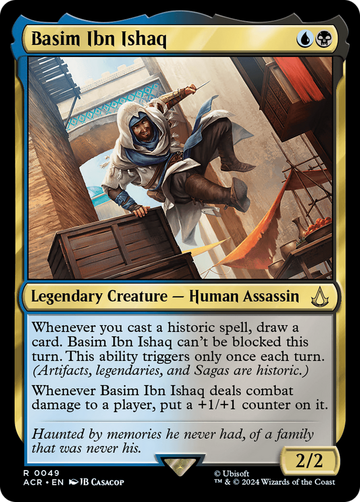 Magic: The Gathering - Basim Ibn Ishaq Foil - Assassin's Creed