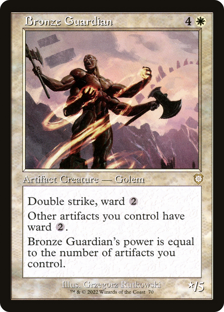Magic: The Gathering - Bronze Guardian - The Brothers' War Commander