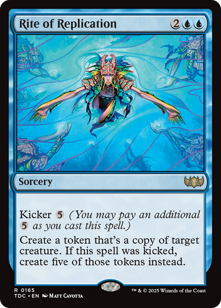 Magic: The Gathering - Rite of Replication - Tarkir: Dragonstorm Commander