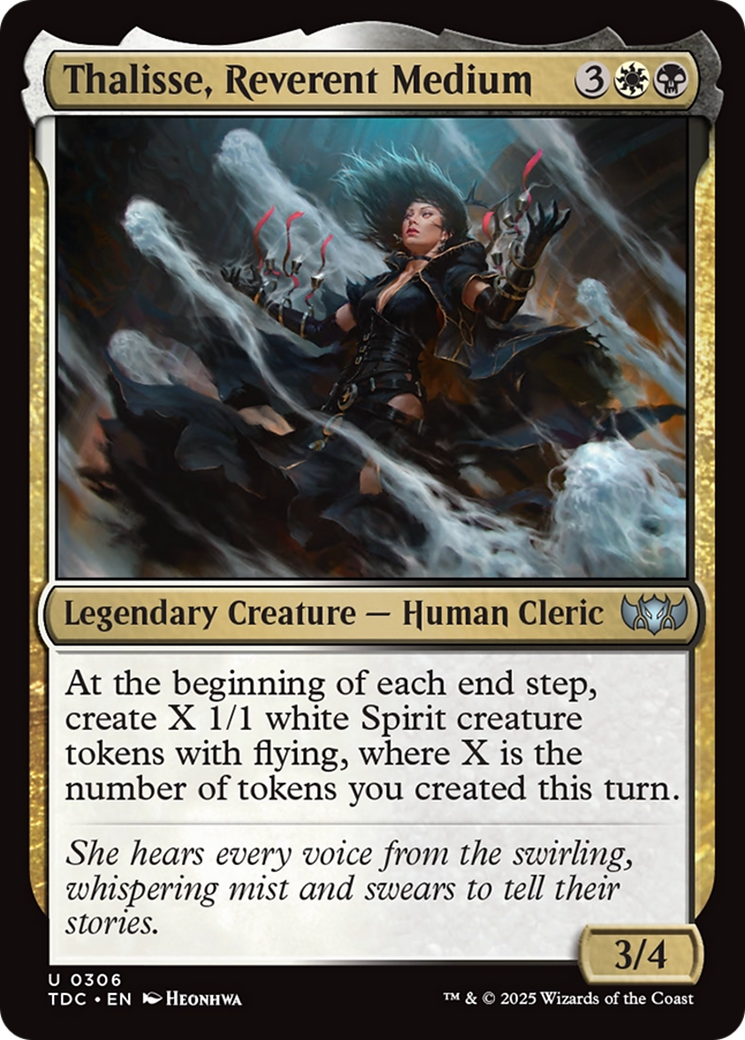 Magic: The Gathering - Thalisse, Reverent Medium - Tarkir: Dragonstorm Commander