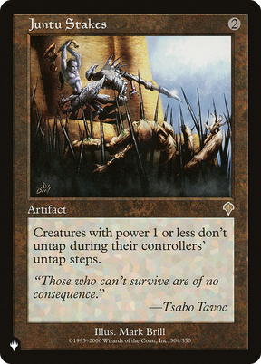Magic: The Gathering - Juntu Stakes - The List