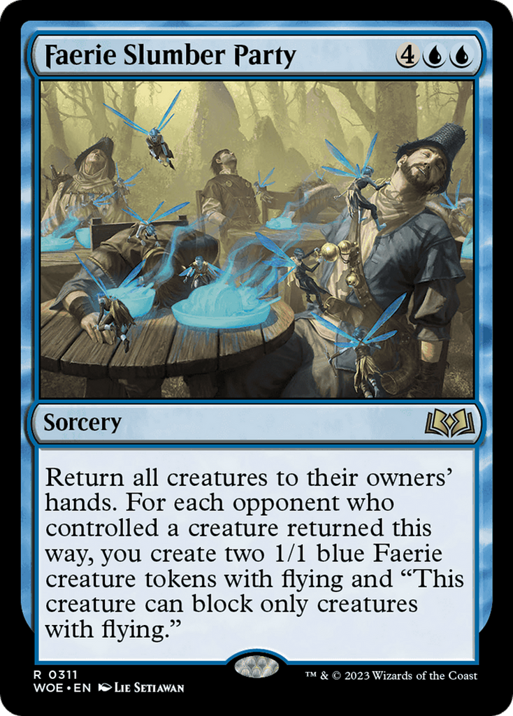 Magic: The Gathering - Faerie Slumber Party Foil - Wilds of Eldraine