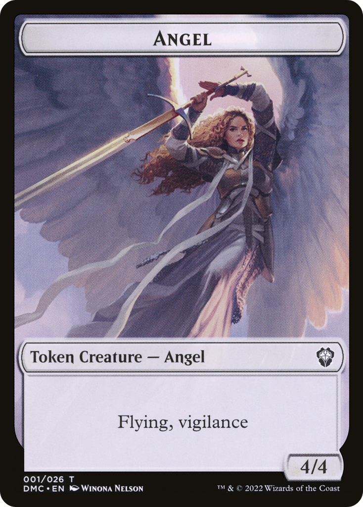 Magic: The Gathering - Angel Token - Dominaria United Tokens