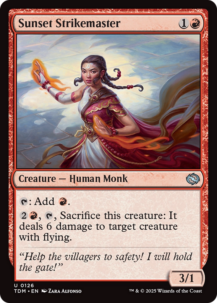 Magic: The Gathering - Sunset Strikemaster - Tarkir: Dragonstorm