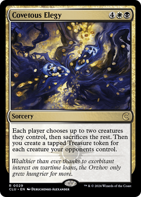 Magic: The Gathering - Covetous Elegy - Ravnica: Clue Edition