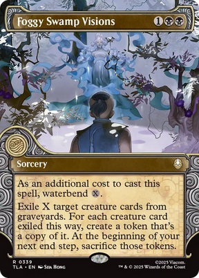 Magic: The Gathering - Foggy Swamp Visions Foil - Avatar: The Last Airbender