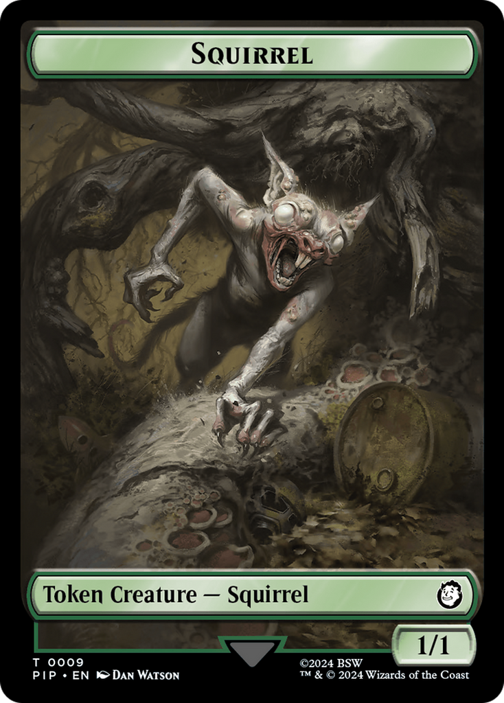 Magic: The Gathering - Squirrel Token - Fallout Tokens