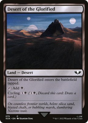 Magic: The Gathering - Desert of the Glorified - Warhammer 40000 Commander