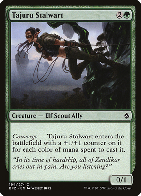 Magic: The Gathering - Tajuru Stalwart Foil - Battle for Zendikar