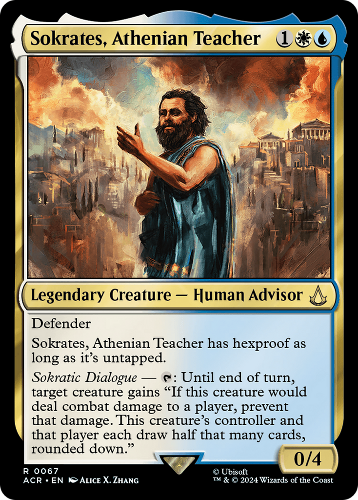 Magic: The Gathering - Sokrates, Athenian Teacher - Assassin's Creed