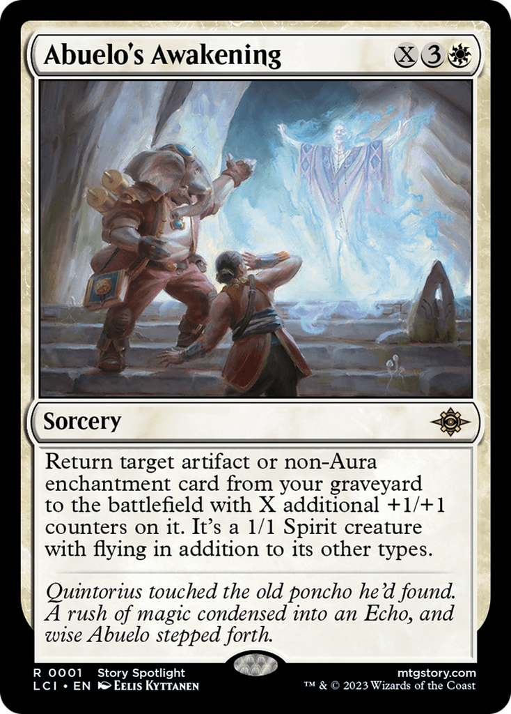 Magic: The Gathering - Abuelo's Awakening Foil - The Lost Caverns of Ixalan