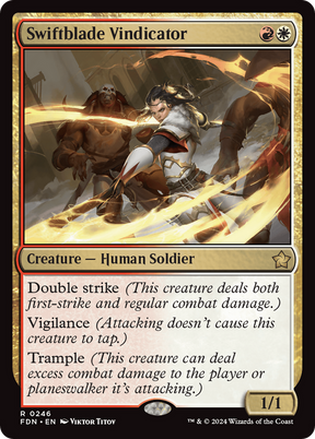 Magic: The Gathering - Swiftblade Vindicator - Foundations