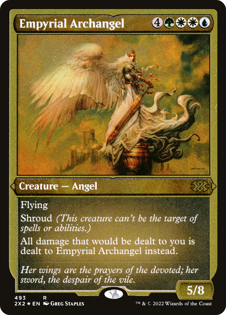Magic: The Gathering - Empyrial Archangel Foil - Double Masters 2022