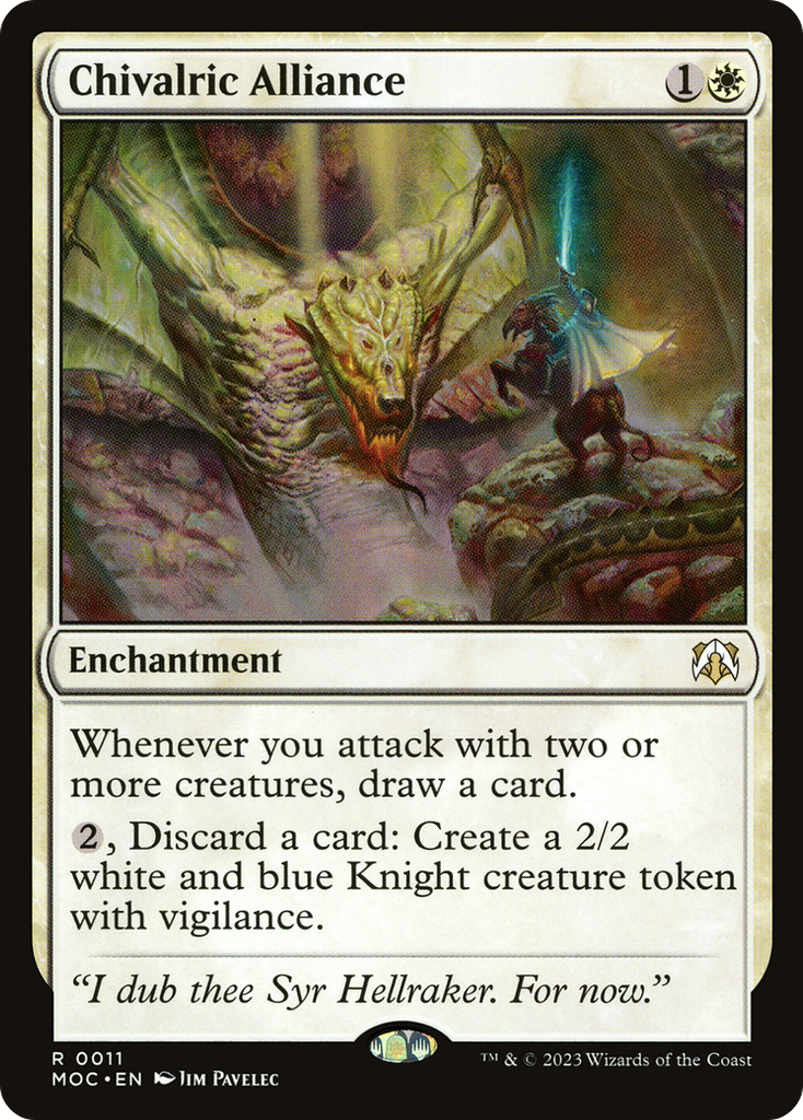 Magic: The Gathering - Chivalric Alliance - March of the Machine Commander