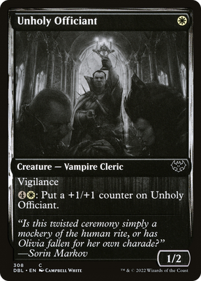 Magic: The Gathering - Unholy Officiant - Innistrad: Double Feature