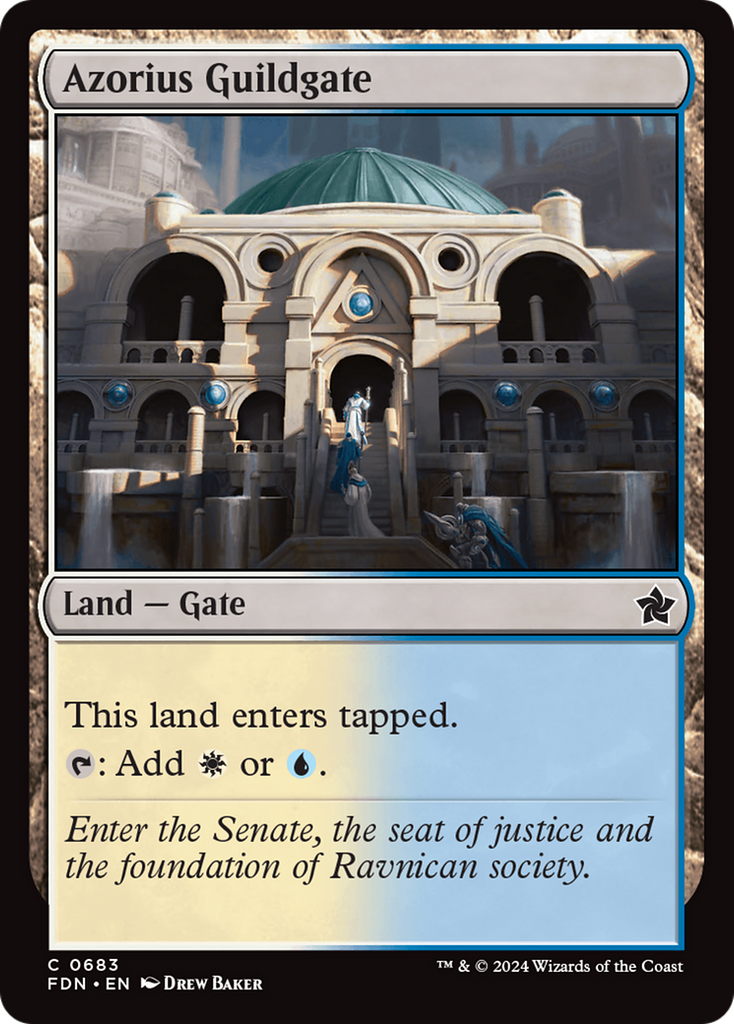 Magic: The Gathering - Azorius Guildgate - Foundations