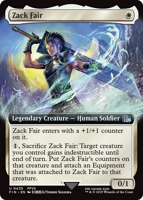 Magic: The Gathering - Zack Fair Foil - Final Fantasy