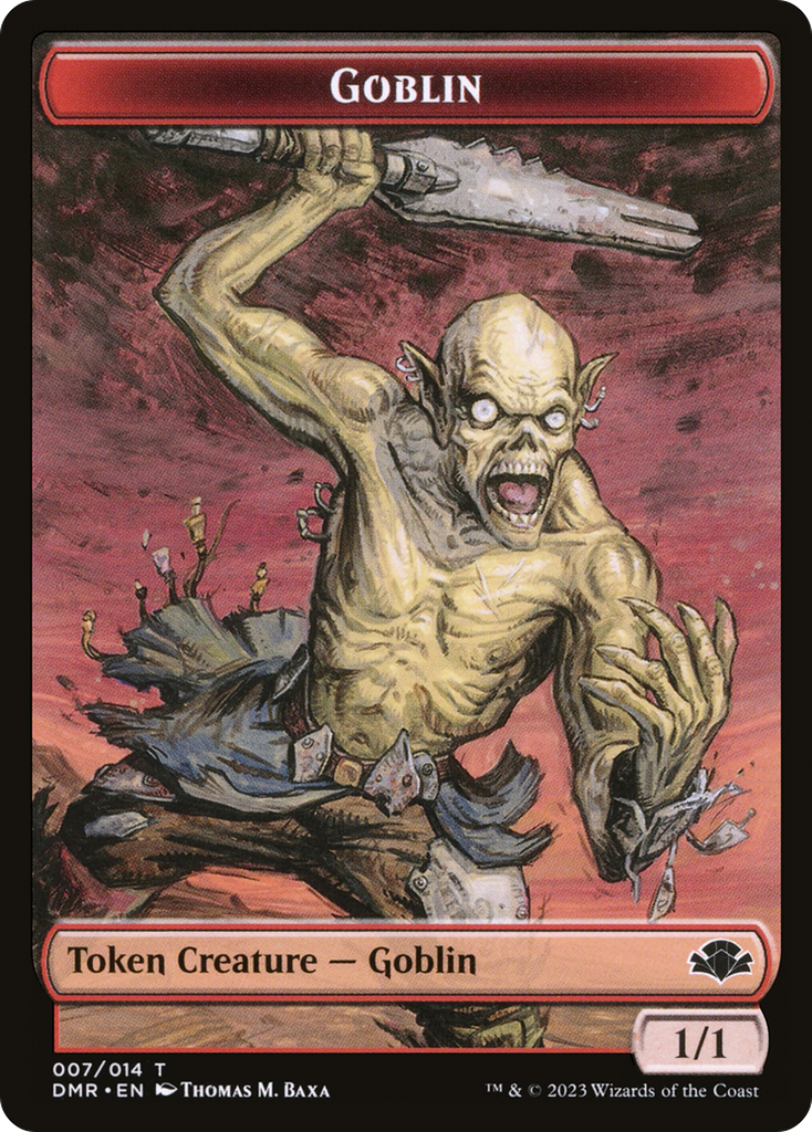 Magic: The Gathering - Goblin Token Foil - Dominaria Remastered Tokens