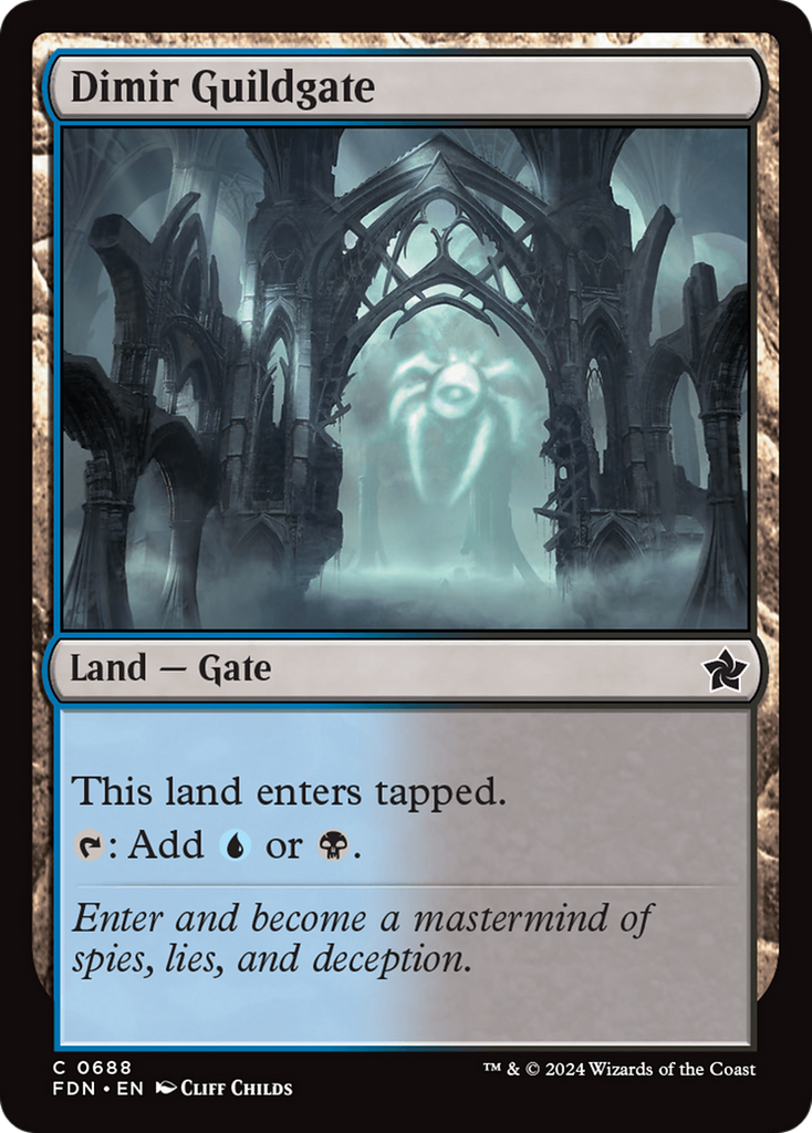 Magic: The Gathering - Dimir Guildgate - Foundations