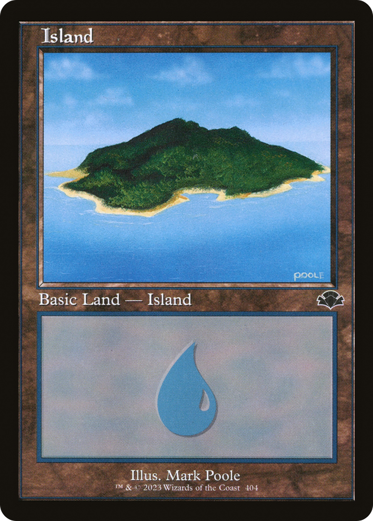 Magic: The Gathering - Island #404 Foil - Dominaria Remastered