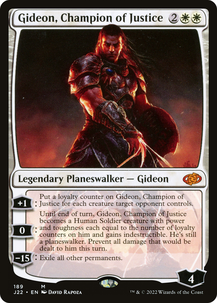 Magic: The Gathering - Gideon, Champion of Justice - Jumpstart 2022